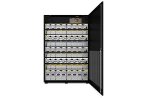 C&D Pure Lead Max in a battery cabinet.
