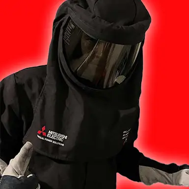 Picture of Technician in PPE.