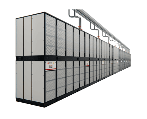 Row of MEWALL units.
